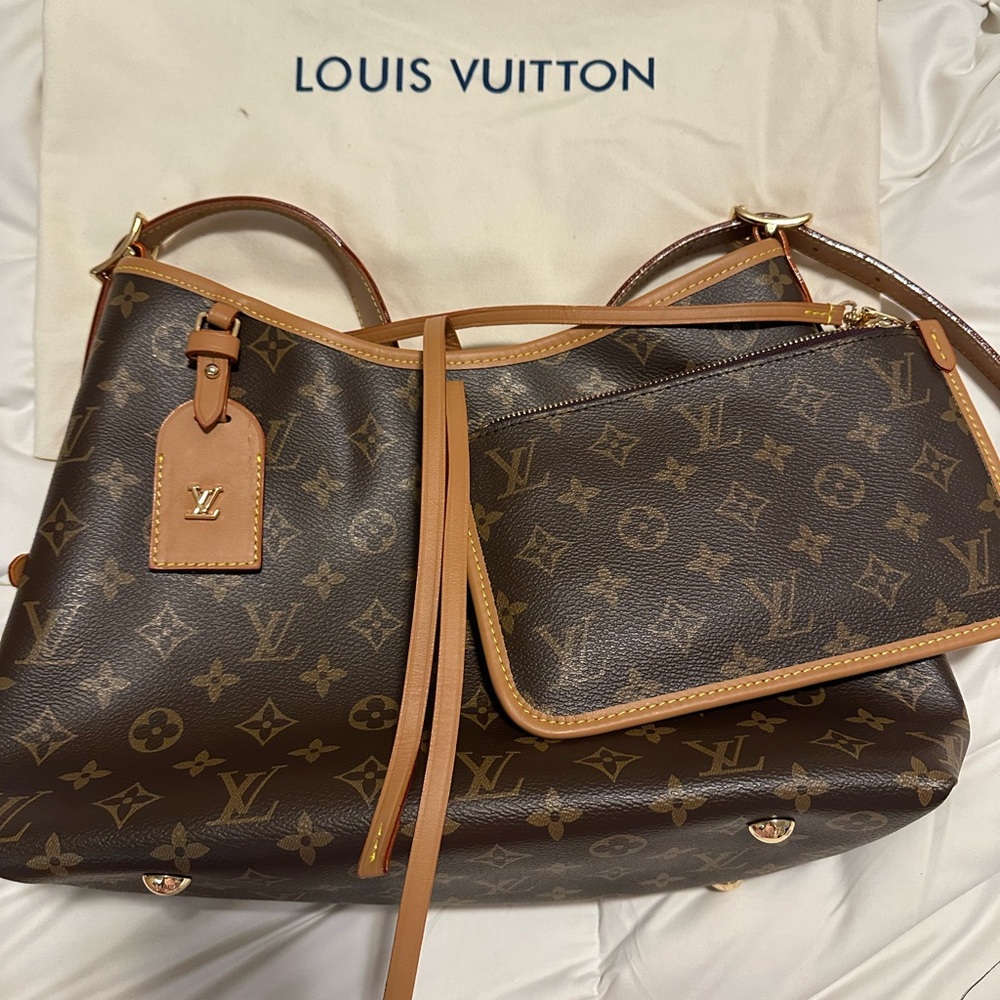 Louis Vuitton Carryall Brown and Tan Monogram Bag (not real)